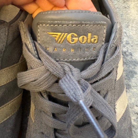 Gola Classics Women's Harrier Mirror Sneakers, SZ 11, Mocha/Gold - Picture 10 of 16